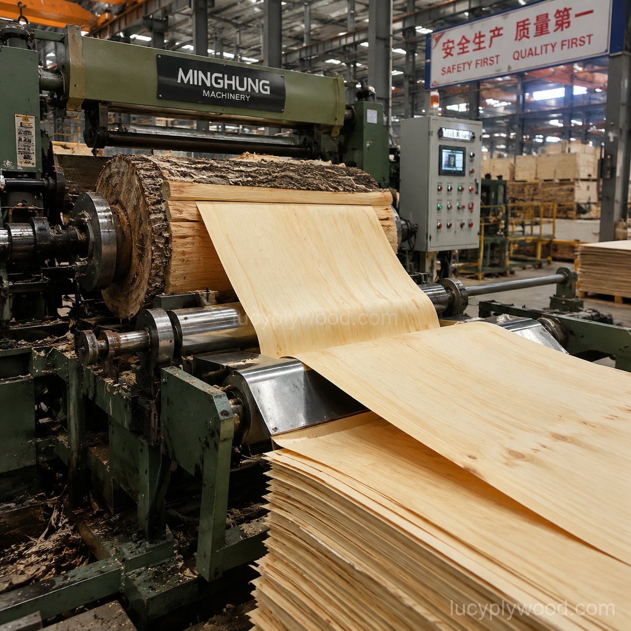 Log Peeling Lathe Machine