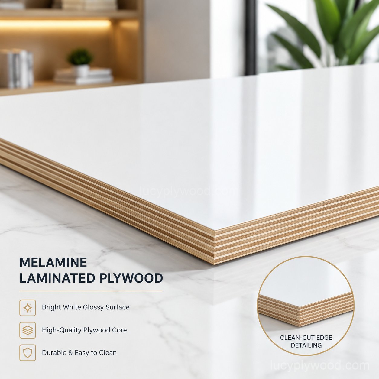Melamine White Plywood